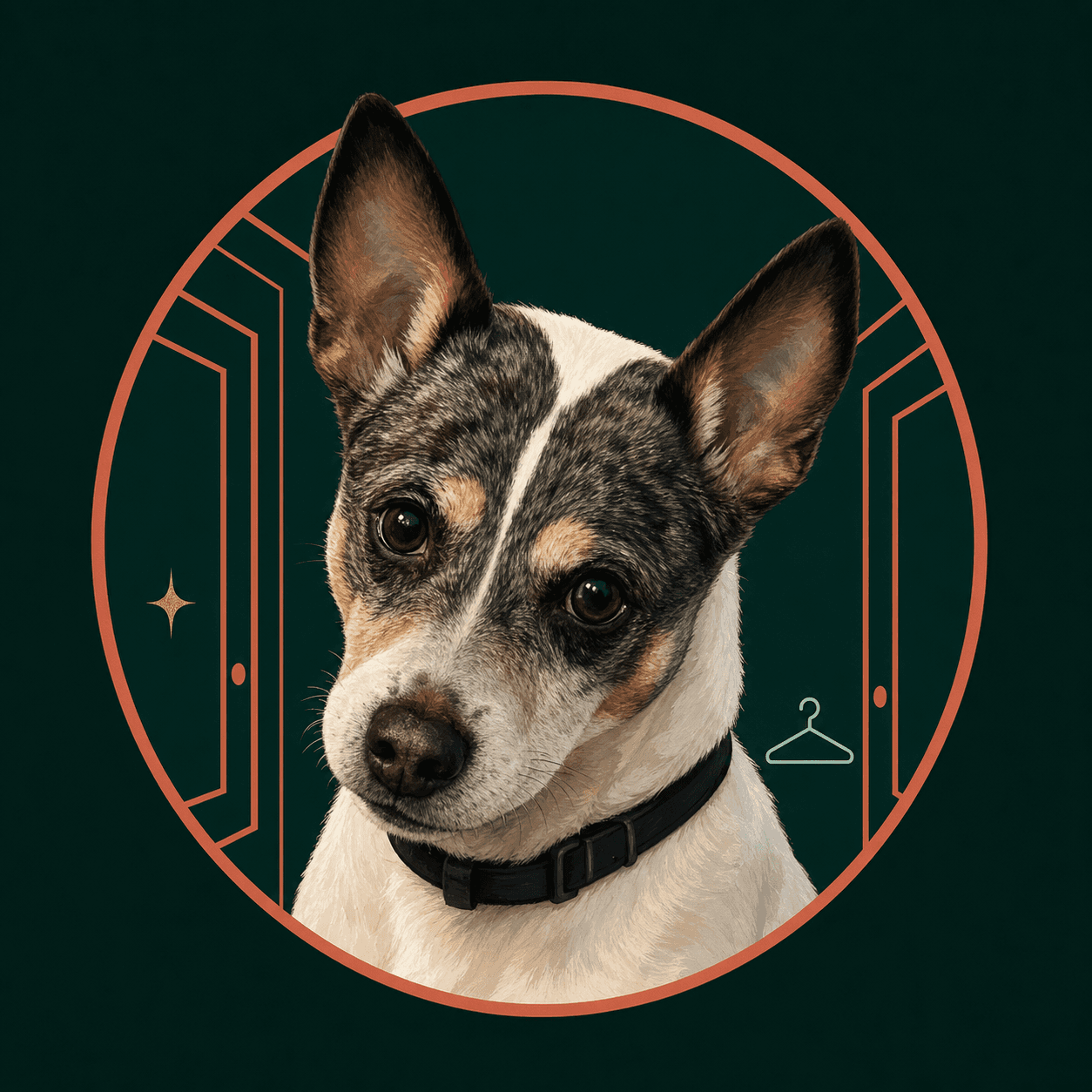 Illustrated portrait of Flip Flop, the Flip My Closet mascot